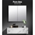 Cefito Stainless Steel Bathroom Mirror Cabinet Storage 600x720mm Silver