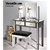 Artiss Mirrored Furniture Dressing Console Hallway Table Drawers Sideboard