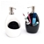 2-in-1 Soap Dispenser & Storage Bowl - Black