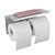 Chrome Double Toilet Paper Holder Stainless Steel Wall Mounted