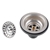 Dark Grey Stainless Steel Handmade Double Bowls Top/Undermount Kitchen Sink