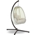 Gardeon Outdoor Furniture Egg Hammock Hanging Pod Swing Chair with Stand