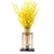 SOGA 40cm Modern Transparent Glass Flower Vase with Artificial Flower