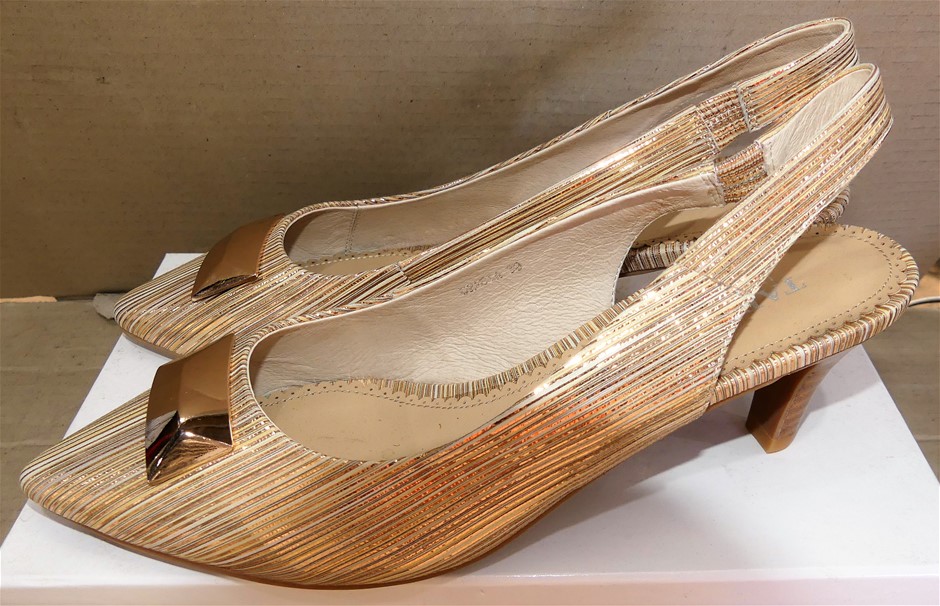 Taranto Gracia Gold Shoe Size: 40 Auction (0061-2178649) | Grays Australia