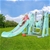 Keezi Kids Slide Swing Outdoor Indoor Playground Basketball Hoop Toddler