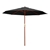 Instahut 3M Outdoor Pole Umbrella Cantilever Stand Garden Patio Black