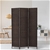 Artiss 3 Panel Room Divider Privacy Screen Rattan Frame Stand Woven Brown