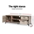 Artiss TV Cabinet Unit Stand Industrial Wooden Metal Frame 132cm Oak
