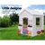 Keezi Kids Cubby House Wooden Outdoor Children's Gift Pretend Play Set