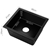 Cefito 460 x 410 mm Granite Sink - Black