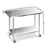 Cefito 1219x760mm Commercial Stainless Steel Bench Prep Table w/ wheels