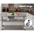 Cefito 1829x760mm Commercial Stainless Steel Bench Prep Table w/ wheels