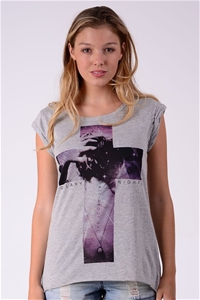 All About Eve Cross Galaxy Tee