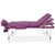 Zenses 75cm Portable 3 Fold Aluminium Massage Table Beauty Therapy Bed