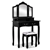 Artiss Dressing Table with Mirror - Black