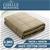 Giselle Bedding 2.3KG Cotton Weighted Blanket Heavy Gravity Kids Size Brown