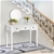 Artiss Hall Console Table Hallway Side Timber Wooden French 3 Drawer White
