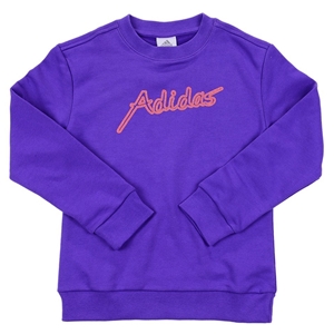 Adidas Girl's Graphic Long Sleeve Jumper