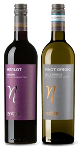 Ponte Pinot Grigio and Ponte Merlot mixe