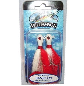 Williamson Banjo Eye Jig 3 OZ Red/ White