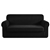 Artiss 2-piece Sofa Cover Elastic Stretch Protector 3 Seater Black
