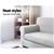 Artiss 2-piece Sofa Cover Elastic Stretch Protector 2 Seater Grey
