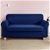 Artiss 2-piece Sofa Cover Elastic Stretch Protector 3 Seater Navy