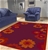 Sketch - Home Rugs - Red - 160 x 230cm
