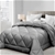 Giselle Bamboo Microfibre Quilt 400GSM Doona King All Season Grey