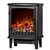 Devanti Electric Fireplace Wood Heater Portable Fire Log 1800W