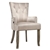 Artiss Dining Chairs French Provincial Velvet Fabric Timber Retro Camel