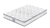 Breeze Double Mattress Bed Pocket Spring Comfort Firm 24cm High Density