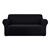Artiss Sofa Cover Elastic Stretchable Couch Covers Black 3 Seater