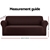 Artiss Sofa Cover Elastic Stretchable Couch Covers Coffee 4 Seater