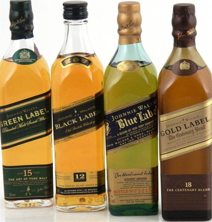 Johnnie Walker The Collection Gift Set (4 x 200mL