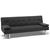 Artiss Sofa Bed Lounge Set 3 Seater Couch Futon Fabric Dark Grey