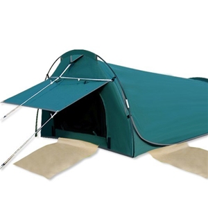 Deluxe Single Camping Canvas Swag Tent G