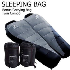 Set of 2 Camping Thermal Sleeping Bags B