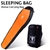 Camping Thermal Sleeping Bag Orange Black