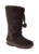 Ozwear UGG Pom Pom Long Boots in Various Colours Chocolate