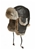 Ozwear UGG Vintage Rodeo Leather Rabbit Fur Aviator Hat Brown