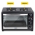 Devanti 5 Star Chef 45L Convection Oven with Hotplates - Black