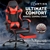 Artiss Gaming Office Chairs Racing Recliner Racer Footrest Red