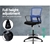 Artiss Office Chair Veer Drafting Stool Mesh Chairs Black Standing Stool