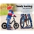 Rigo Kids Balance Bike Ride On Toys 12" - Black