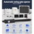Giantz Auto Solar Powered Electric Swing Gate Opener Remote Control 600KG