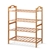 Artiss 4 Tiers Bamboo Shoe Rack Storage Wooden Shelf Stand Shelves