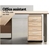 5 Drawer Filing Cabinet Storage Drawers Wood Office School File Cupboard