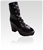 Niclaire Tired Up Clog Peep Toe Boots