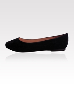 Niclaire Suede Leather Slim Line Ballet 